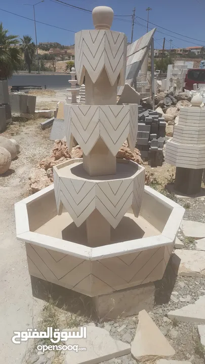 تصميم شلالات و نوافير وفيربليس و باربكيو وتركيبها وصيانتها