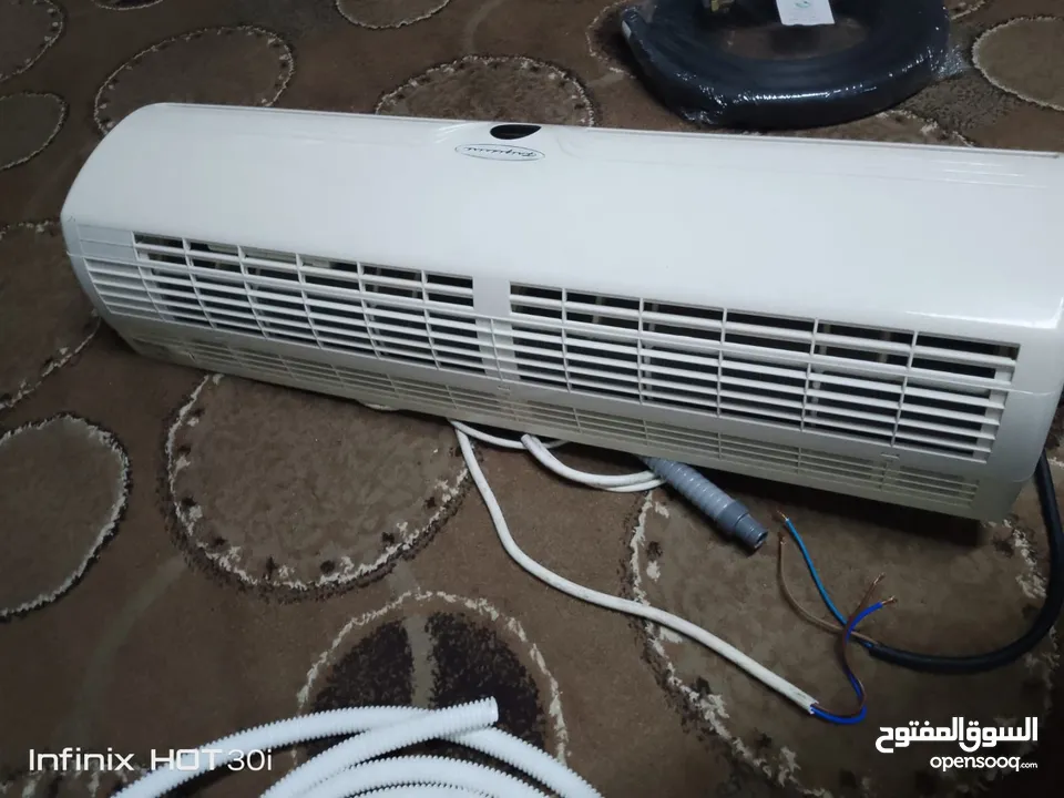 مكيف فريجيدير طن ونص غازو محبوس بحاله الوكاله اشتري وركب وبرابيشوا معاه 3 متر كت