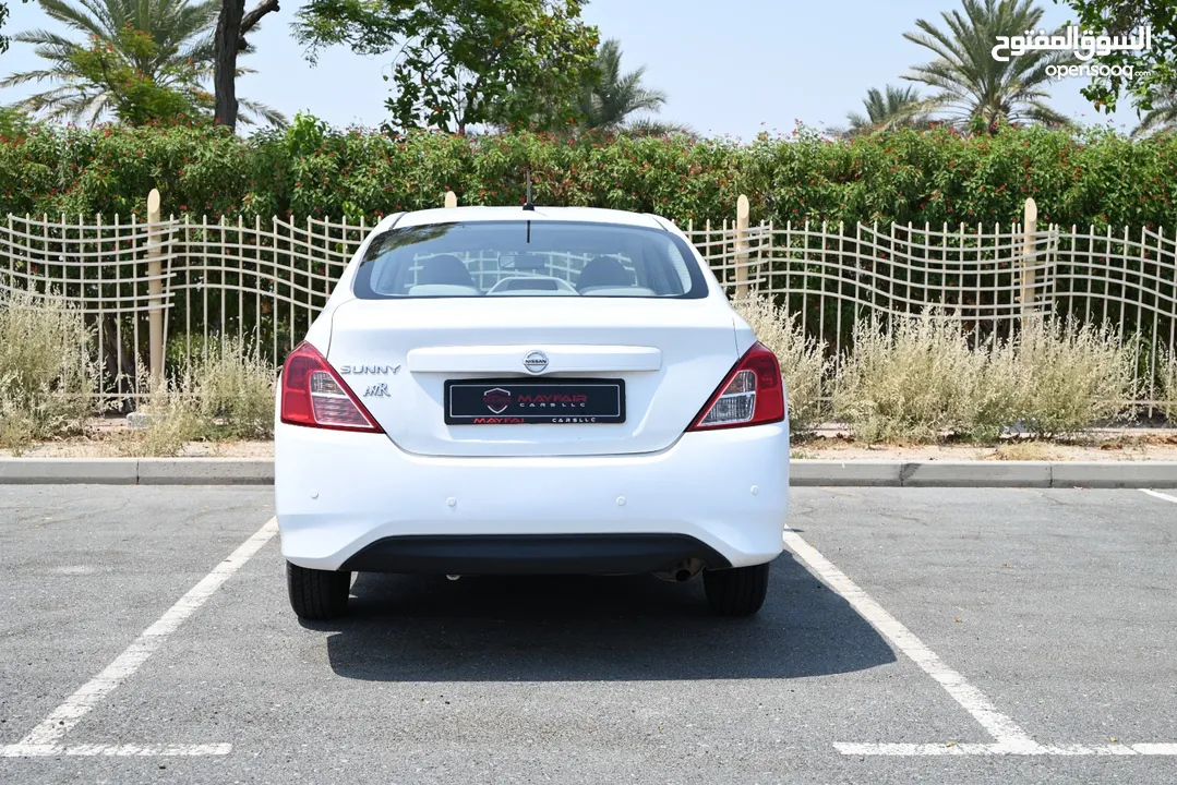 0% DP - GCC - NISSAN SUNNY SV - 1.5L V4 FWD - LOW MILEAGE - FIRST OWNER - WELL MAINTAINED