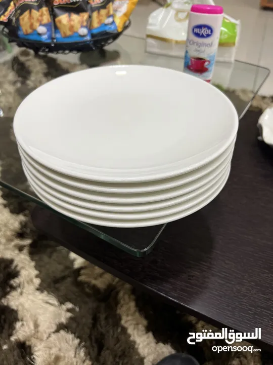 12 new plates  never used for sale very good quilty not same the market each one only .500 fils