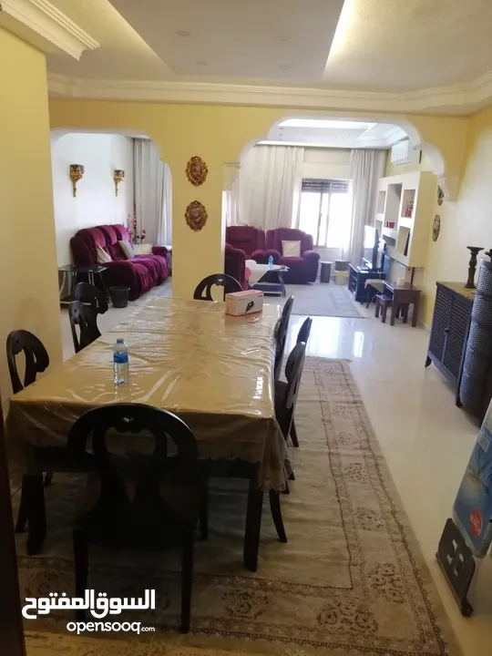 شقة مفروشة للايجار خلدا مقابل مدرسة الجزيرة للبنات