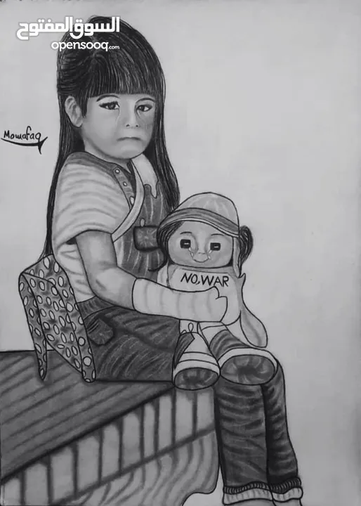 لوحات فنية رسم يدوي حسب الطلب