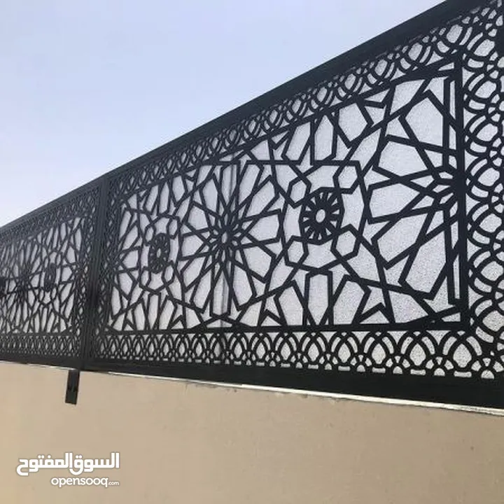 مظلات وسواتر وهناجر وجميع اعمال الحدادة