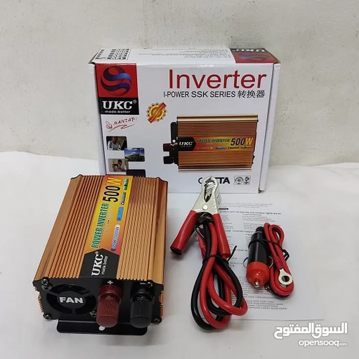 inverter 500 w 12volt to 220 volt انفيرتر