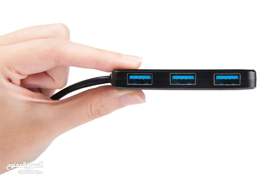 موزع  USB HUB عالي السرعة 3.1 و 4 مداخل Transcend HUB 2 Type-A 4 Port USB HUB SuperSpeed 3.0