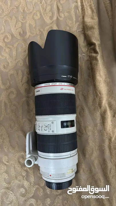 عدستين للبيع كانون 70-200 و توكينا وايد 11-16 استعمل خفيف للكانون