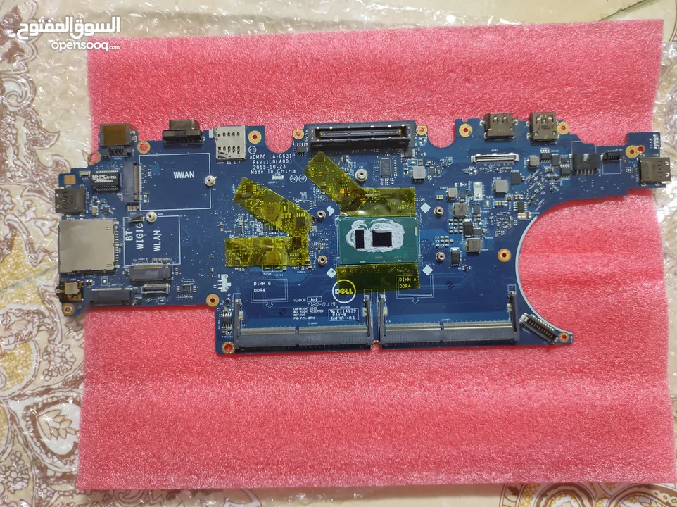 Dell Latitude E5470 Motherboard [For Parts - Not Working]