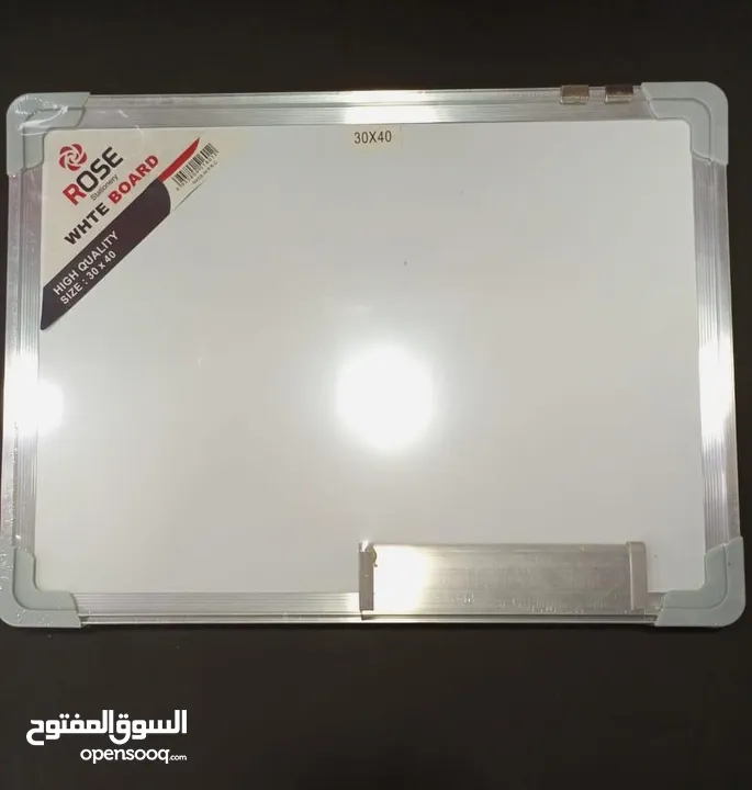 لوح كتابة ابيض 60 × 90 توصيل مجاني داخل عمان
