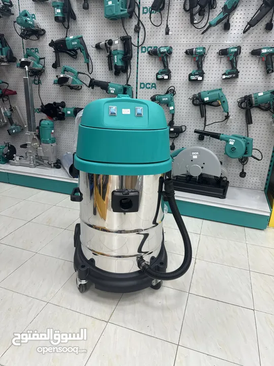 مكنسة شفط غبار و مياه 2300 واط vacuum silent dca ضمان 1 سنه 60 لتر