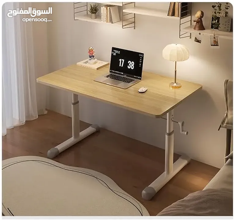مكتب طاولة مكتب دراسي قابل للتعديل مكاتب مستورد مكتب موظف Manual بتصميم عصري يناسب التصاميم