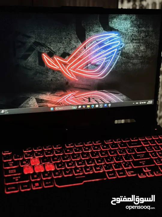 Asus Tuf f15 Rtx 3060 gaming laptop بسعر مغري ، الجيل الحادي عشر بحال الوكالة تماماً