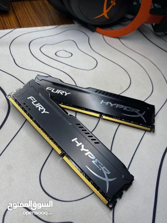 كمبيوتر ألعاب مكتبي – i5 / كرت GTX1060 6GB / رام 16GB / تخزين SSD+HDD / كيس CORSAIR RGB