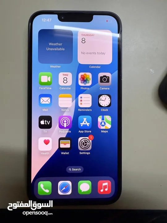 IPHONE 14 ( 128GB )  - ايفون 14 ذاكره 128 جيجا مستعمل بحاله الجديد - مع كرتونته وشاحنه الاصلي