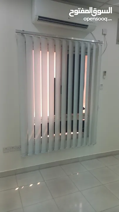 رول عامودي معدني خشب دبل زيبرا Metal vertical roller blinds