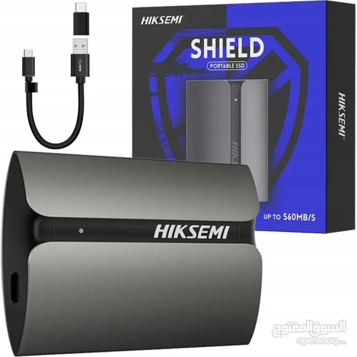 هارديسك خارجي تصميم ضد تلف البيانات من هيكسيمي Hiksemi Shield Portable SSD 320GB - 2TB USB3.2