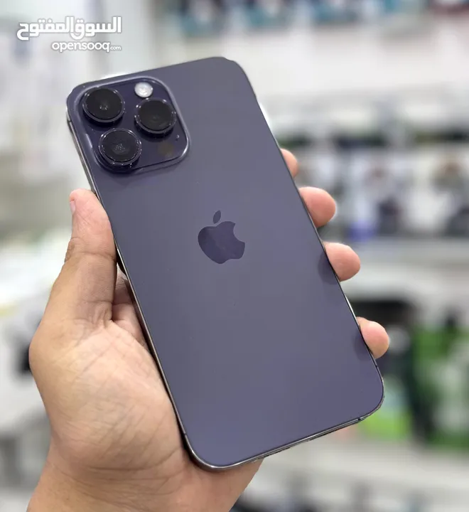 عرض خااص : iPhone 14 pro max 256gb هواتف نظيفة جدا بحالة الوكالة مع ضمان و ملحقات و بأقل سعر