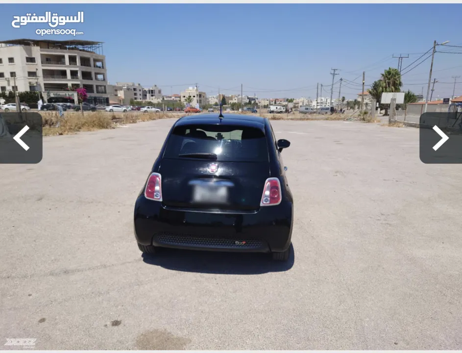 فيات 500e موديل 2017 لون اسود
