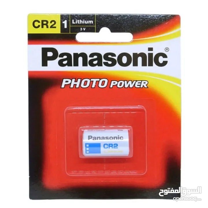 بطاريات ليثيوم CR2 3V  بناسونك  Panasonic Photo Lithium CR-2 3v battery