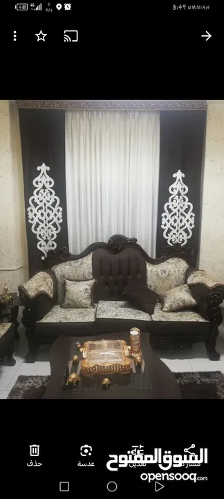 يوجد طقمين كنب للبيع مع الغساله شبه جديده لايوجد توصيل ملاحظة وأخد موجد بي حي نزال والثاني  ض الرشيد