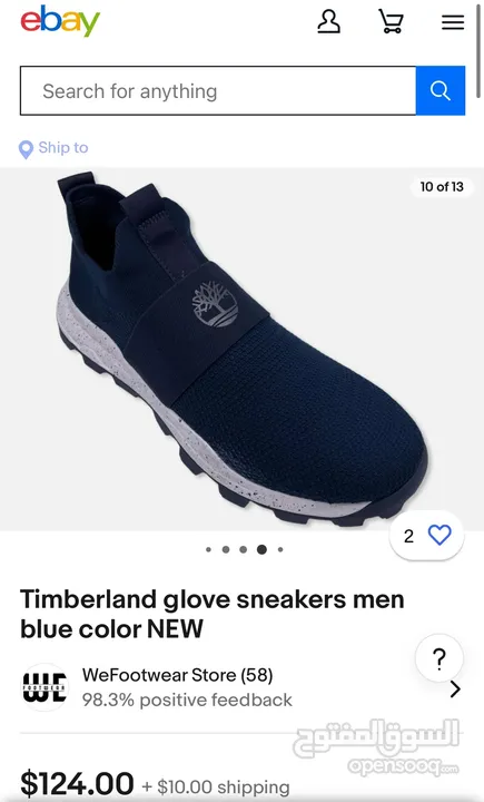 حذاء timberlands اصلي غير مستعمل