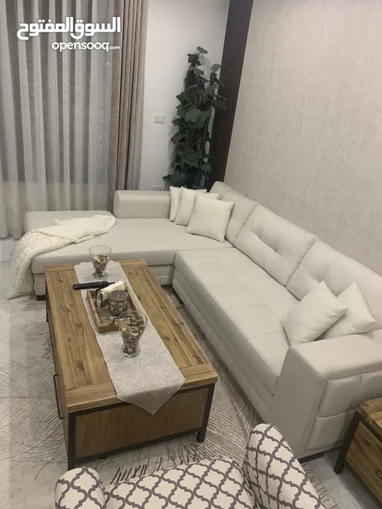طقم كنب حرف L استعمال مناسبات فقط