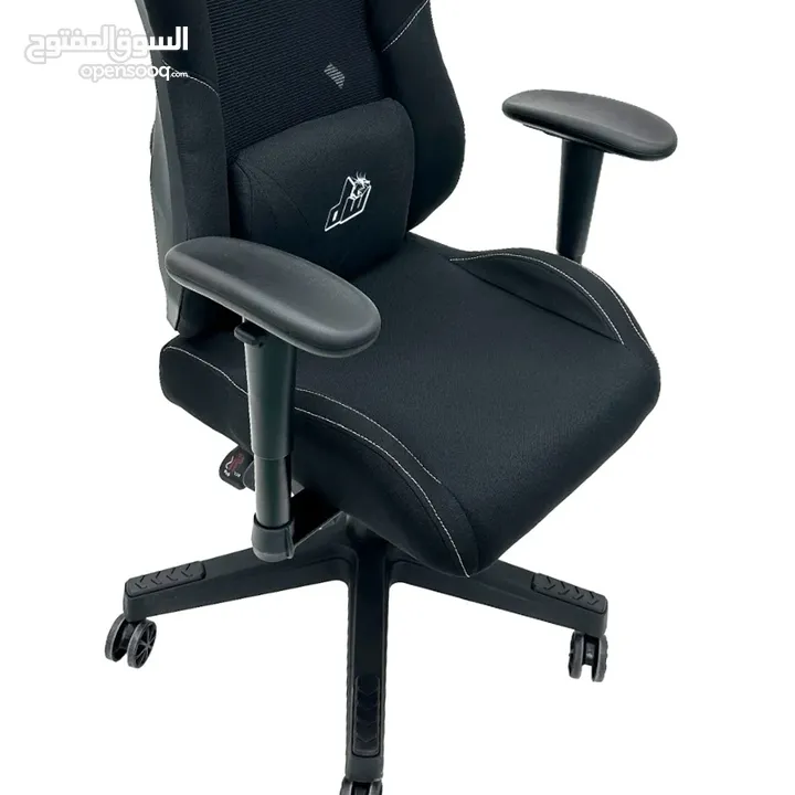 كرسي جيمنغ مريح لساعات اللعب الطويلة لون اسود  Dragon War Gaming Chair GC-027  السعر شامل التوصيل