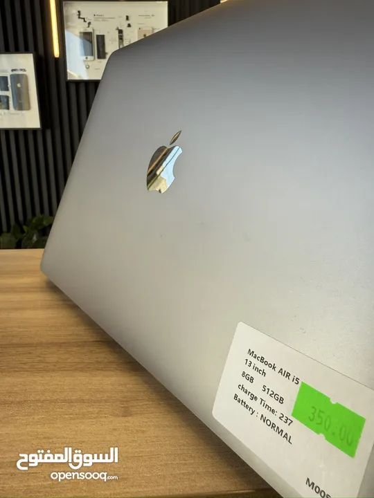 MacBook Air 13”  i5  8GB RAM  512GB SSD