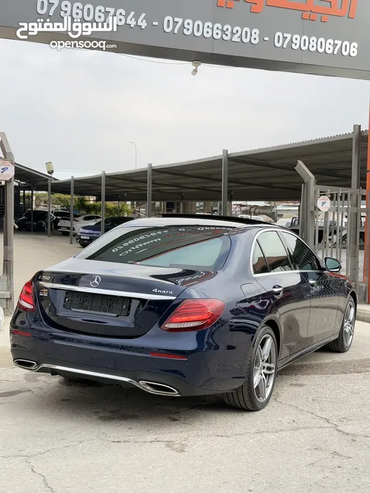 مرسيدس E350 AMG 2020 فحص كامل فل اضافات اعلى صنف بانوراما ممشى قليل لون كحلي