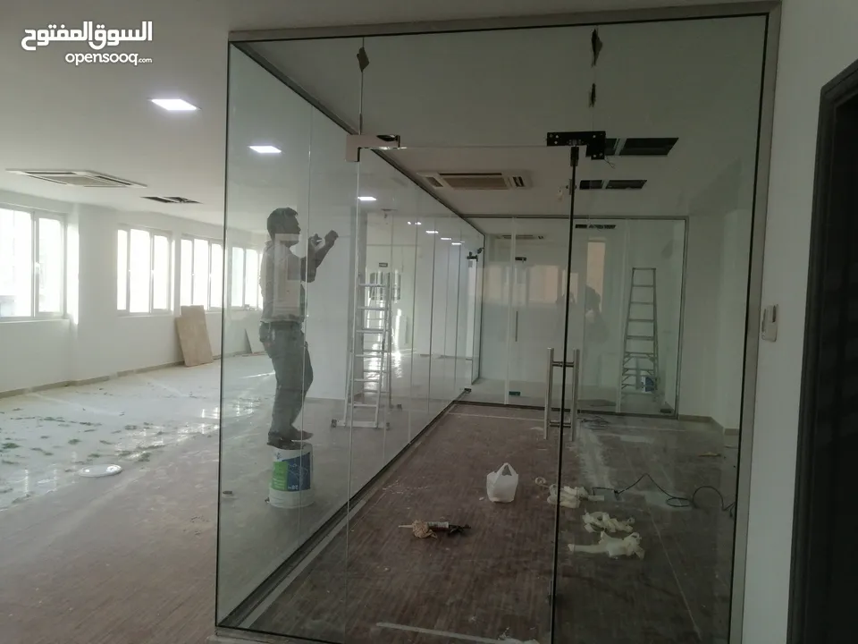 OFFICE PARTITION MIRROR GLASS