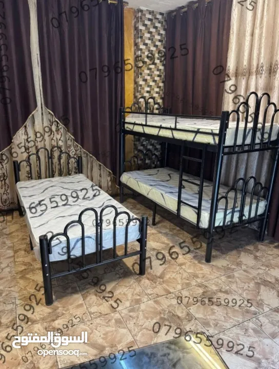 عروض على جميع أنواع الاسرة الحديد