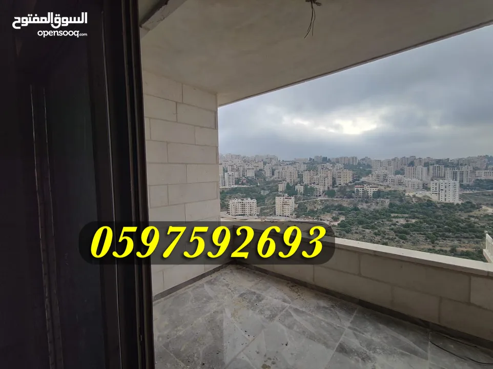 شقة لقطة مشطبة للبيع بالتقسيط -رام الله - عين مصباح - قرب جامعة القدس المفتوحة   170 م