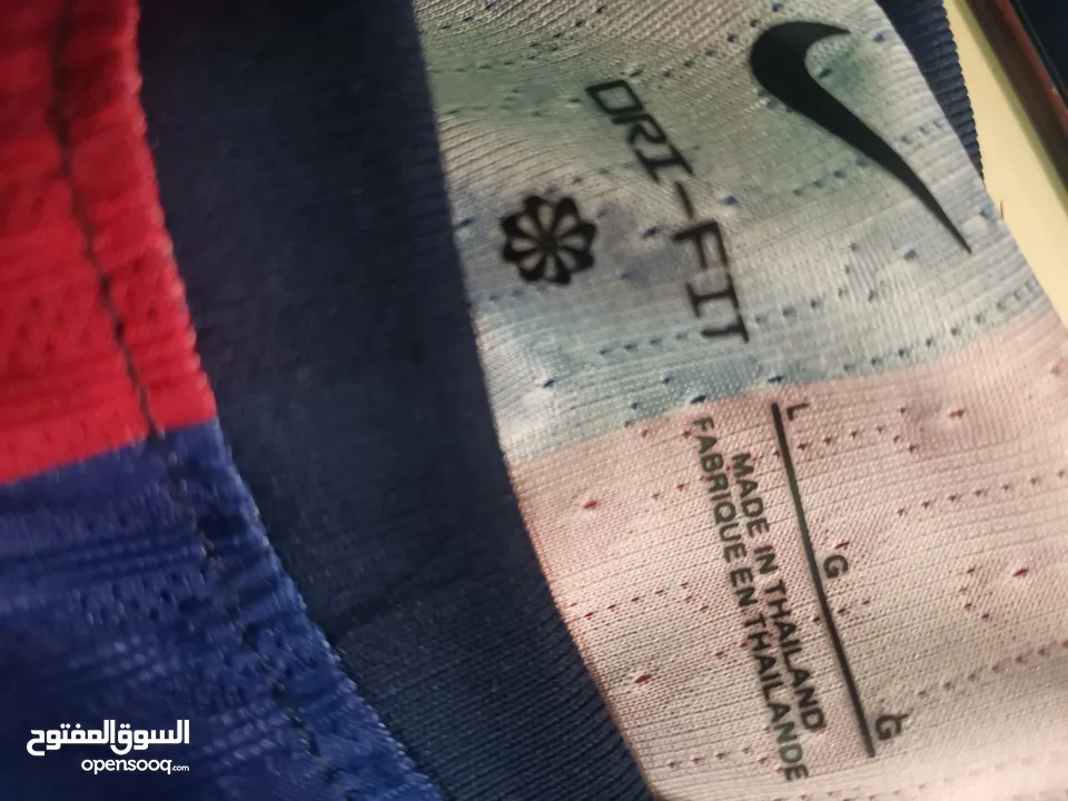 تيشيرت برشلونة نسخة لاعبين  كوبي ون مع شعار دوري الابطال موسم24/25