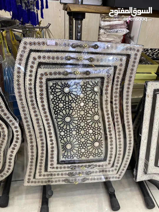 طقم صواني صدف