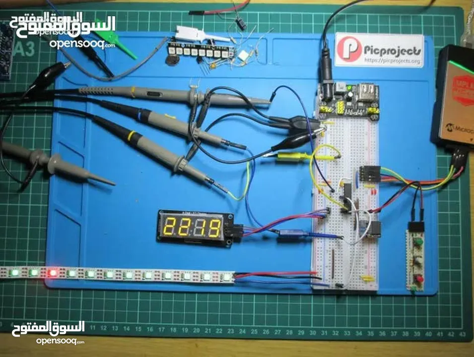 مشاريع تخرج وبرمجة اردوينو..امبيدد بيك..سي بلس بلس..Arduino..Pic embedded..C++