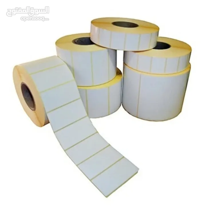 Barcode, thermal paper, price tag roll for your business office restaurant shop