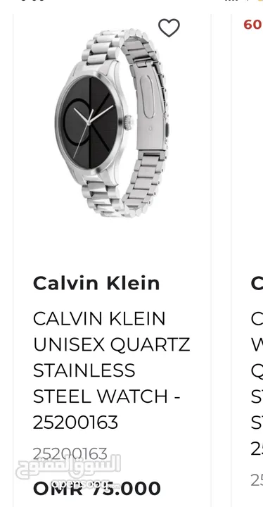 ساعة Calvin Klein أصلية فخمة!