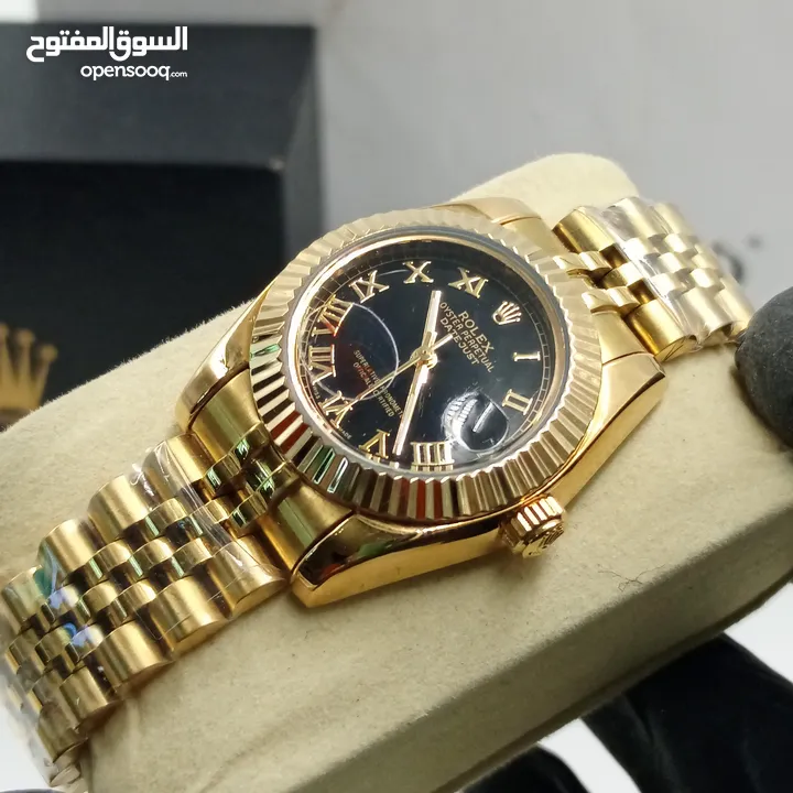 مجموعة  جديدة من الساعات النسائية  الفاخرة بأفضل الأسعار الرولكس الديت جاست متوفرة الان