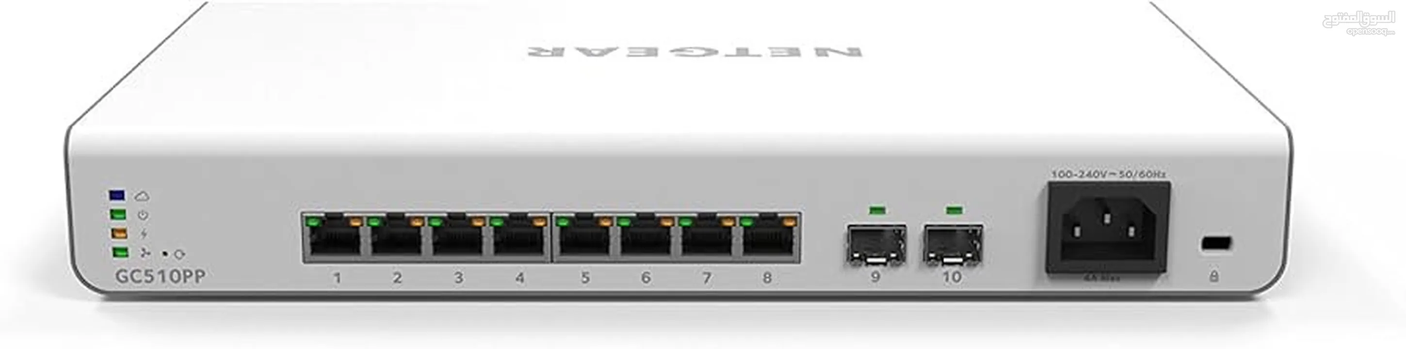 NETGEAR GC510PP-100NAS High-Power PoE + Insight Managed Smart Cloud Switch
