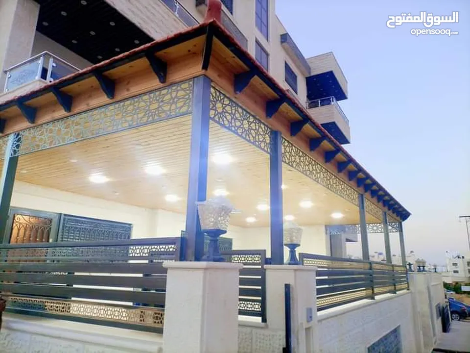 القيسي لكافة أعمال القرميد والحدادة وديكور والابرقولات وكرميد