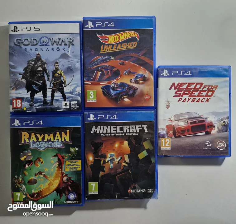 Selling PS4 and PS5 Game CDs  بيع سيديات ألعاب بلايستيشن 4 و 5 (ألعاب مستخدمة)