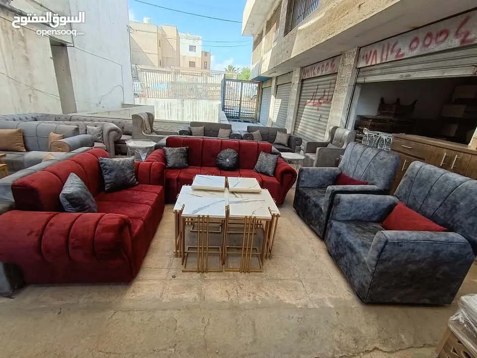 كنب موديل شرحات مكون من 4  قطع