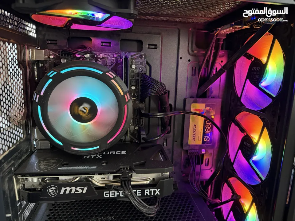 جهاز جيمنج جيل العاشر بسعر حرقق مع كرت rtx 3050 msi