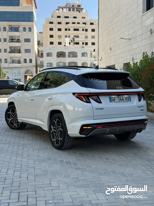 هونداي توسان NLine ترخيص 2022 محرك 1600 هايبرد plug in/يقطع على الشحنه 65 كيلو متر