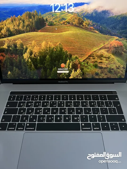 MacBook Pro 2019 15" 16 RAM 256 GB (Touch bar) كيبورد عربي
