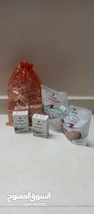 بكج منتجات البحر الميت هدايا طينه املاح صابون