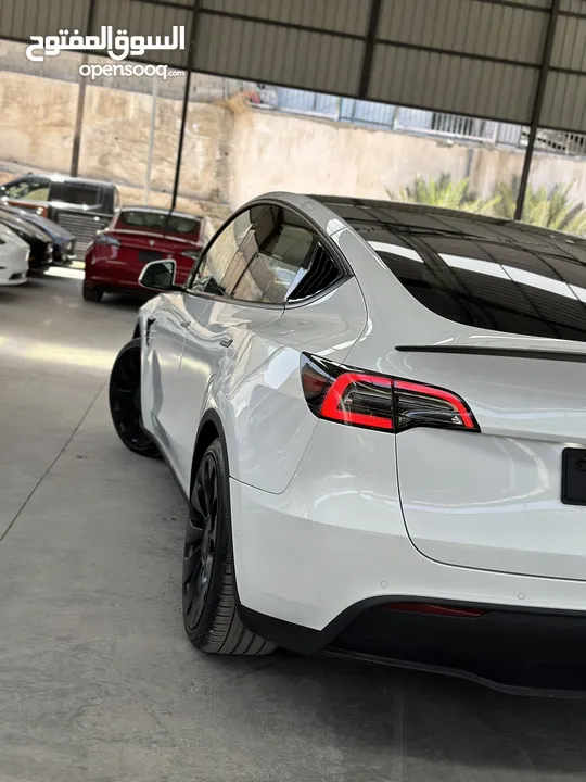 تيسلا موديل y 2022 بيرفورمنس اعلا فئه فحص كامل  Tesla model Y 2022 performance