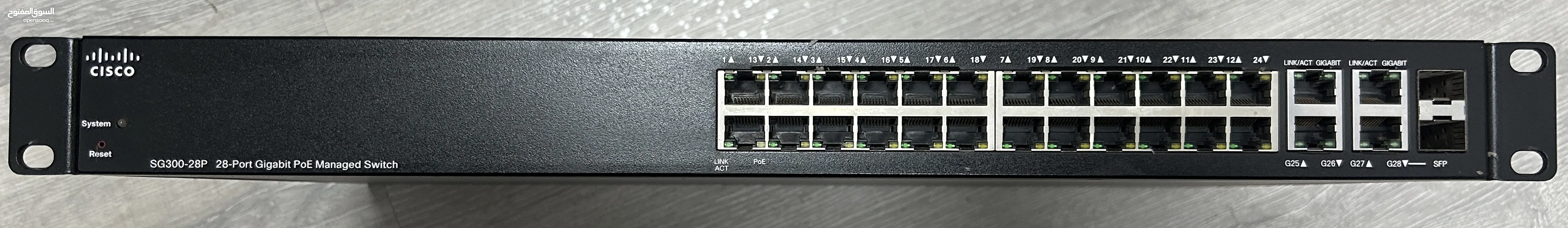 Cisco switch SG300-28P POE Managed