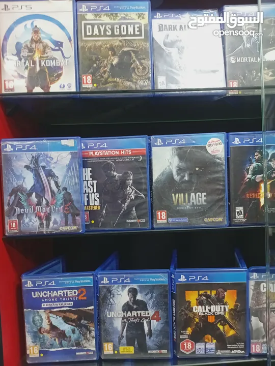 سيديات بلايستيشن فور  و فايف PS4 &PS5 CD.S
