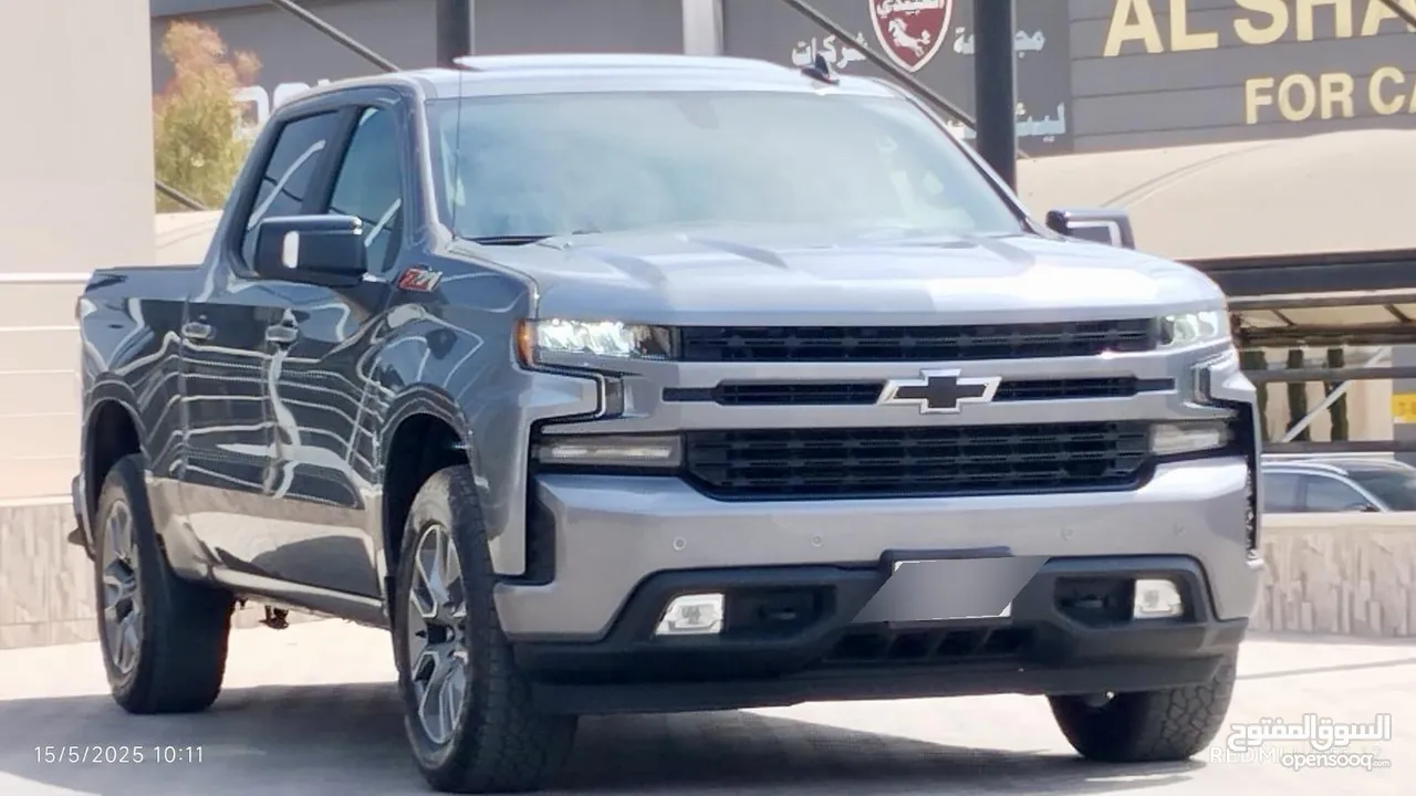 شفروليه سلفرادو 2021 RST Z71  فحص كامل 7 جيد  كلين تايتل جمرك جديد كلين كارفاكس محرك ديزل 6 سلندر