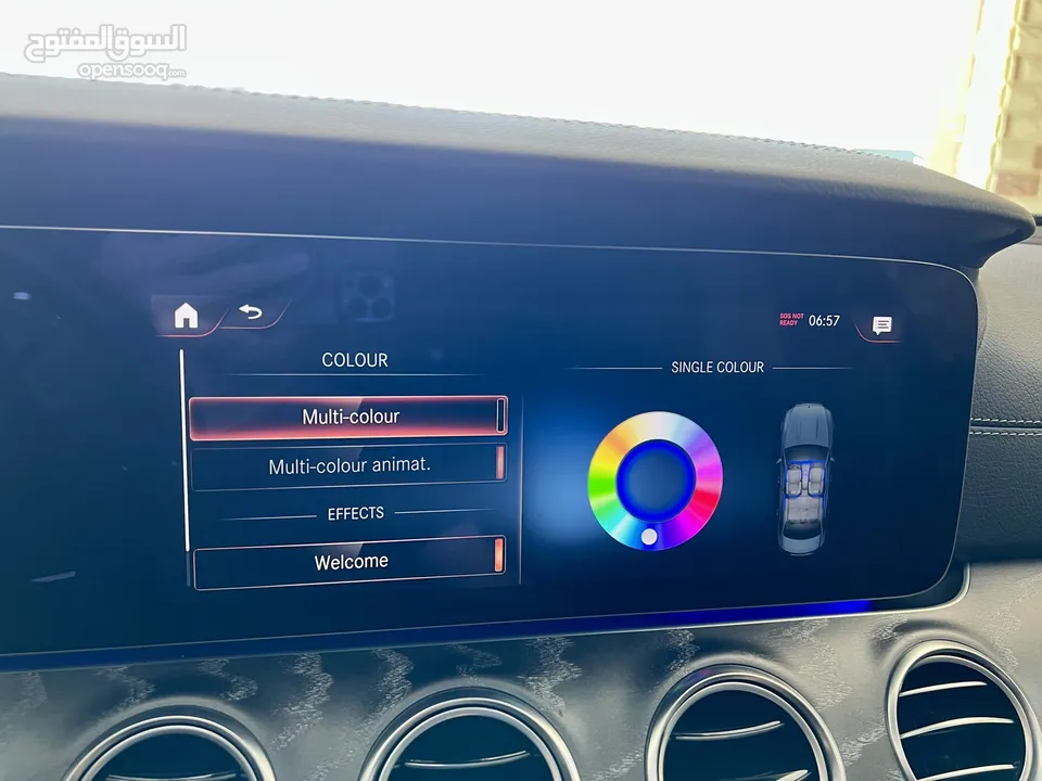 مرسيدس E350 AMG ذهبي 2022 اعلى مواصفات بحالة الزيرو مميزة جدا جمرك جديد